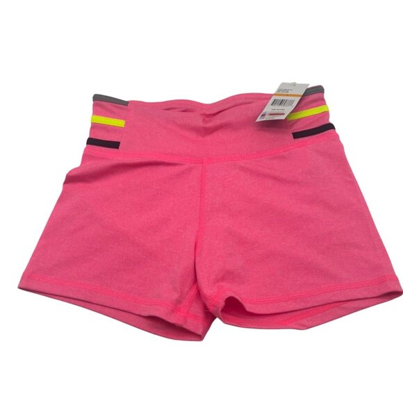 Energie Womens Sunny Print Athletic Compression Shorts, Candy Pink, Sz. S - Picture 2 of 6